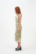 Load image into Gallery viewer, Moss Check Gathered Skirt