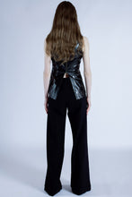 Load image into Gallery viewer, Rhapsody Sleeveless Leather Top
