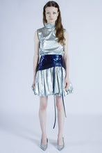 Load image into Gallery viewer, Pearlescent Grey Bubble Skirt