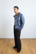 Load image into Gallery viewer, Azure Emberline Leather Jacket