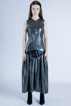 Load image into Gallery viewer, Slate Serenade Sleeveless Leather Top
