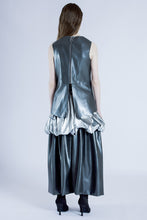 Load image into Gallery viewer, Slate Serenade Sleeveless Leather Top
